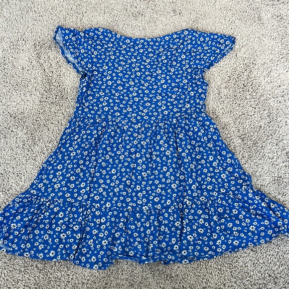 Vici Sky to Moon Deep Dive Button Down Blue Floral Babydoll Dress New - Picture 13 of 14